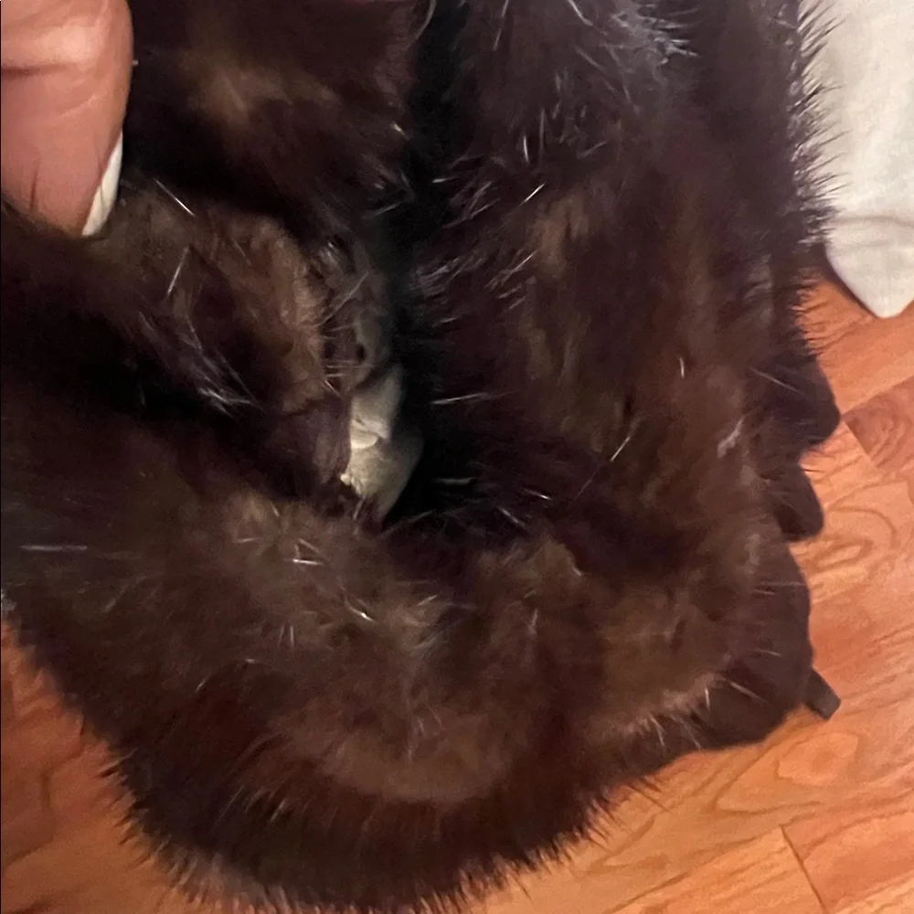 Luxurious Brown Fur Coat - Picture 12 of 17